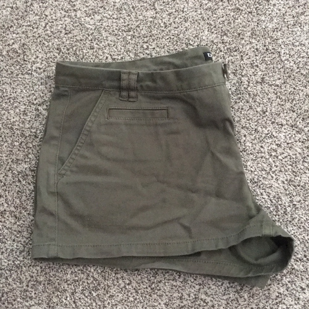 Olive shorts
